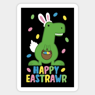 Happy Eastrawr Dino Easter Bunny Sticker